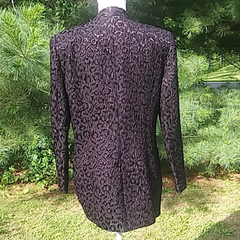Vintage Moshita Couture Embroidered Jacket W/Rhinestone Accents - Picture 7 of 13